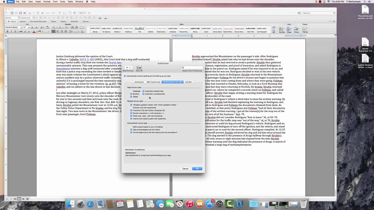 microsoft word for mac on macos sierra dose not check spelling