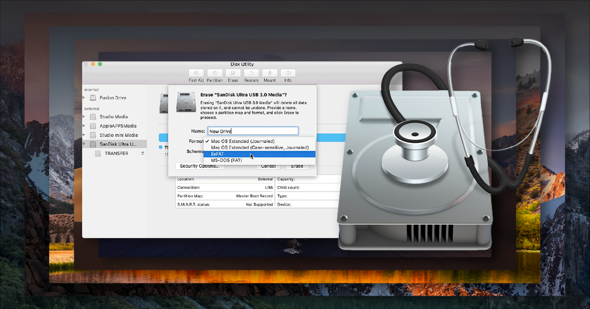 format a seagate drive for mac and windows in macos sierra